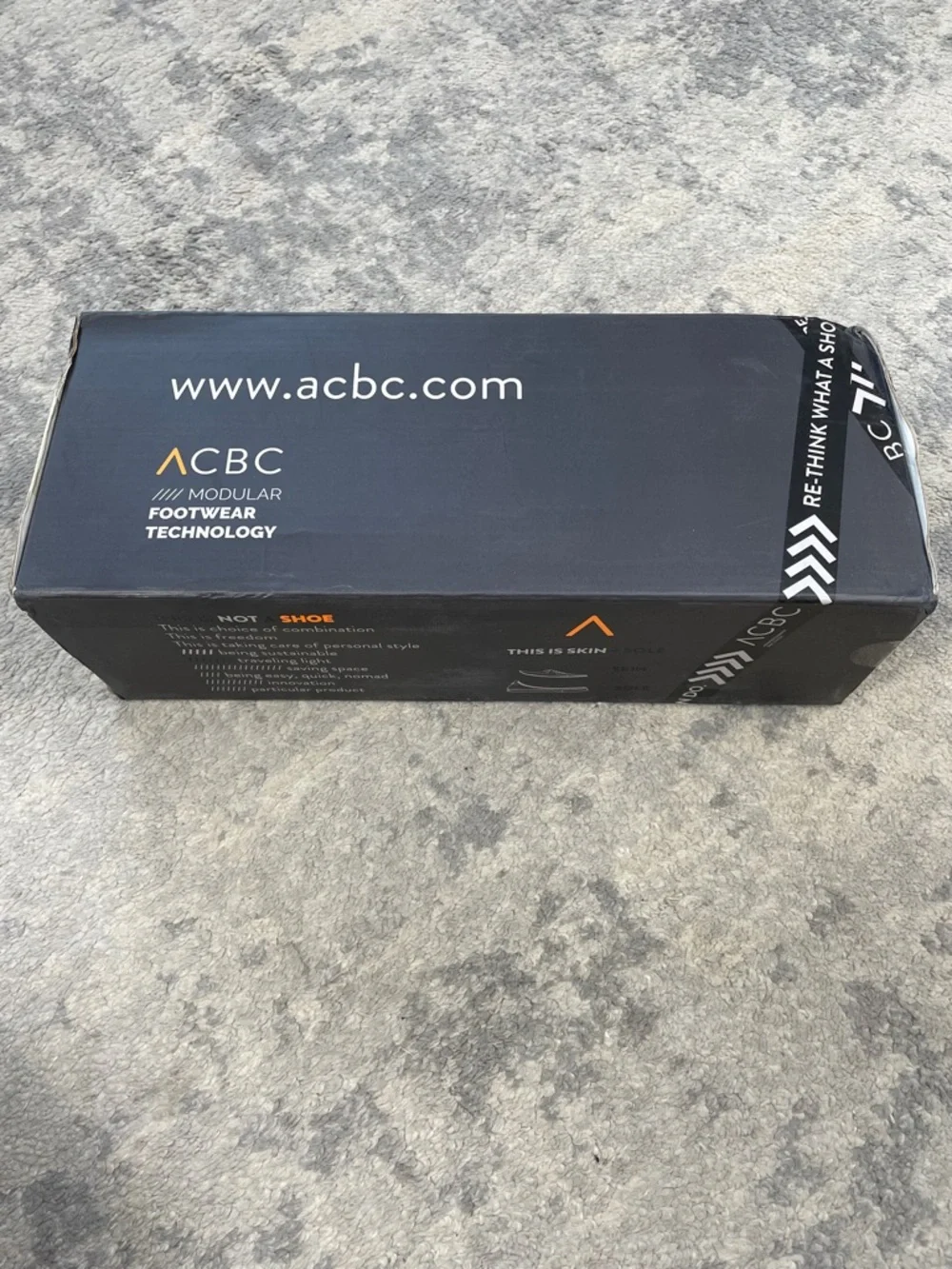 NIB ACBC Modulo 4 Lace Up Low Top Sneakers Zip Off Skin Sz 6.5
